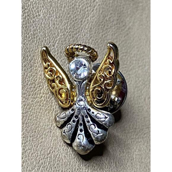 VNTG Lot 4 Signed Angel Brooch BeautifulSilver/Gold Tone Anne Klein,Giusti,SE,DM - Picture 7 of 11